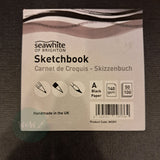 Hard Back Sketchbook SPIRAL Bound - BLACK PAPER - 140gsm - 50 sheets - A4 Portrait