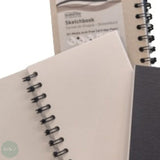 HARDBACK SKETCHBOOK - Spiral Bound -  140gsm All-Media Cartridge Paper, A6 Portrait