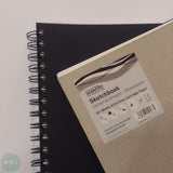 HARDBACK SKETCHBOOK - Spiral Bound -  160gsm All-Media Cartridge Paper, Double A3 Panoramic/Maritime
