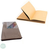 CONCERTINA PAPER - Hardback Sketchbook -  SEAWHITE 150gsm – KRAFT PAPER - A5