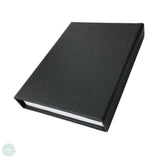 CONCERTINA PAPER - Hardback Sketchbook -  SEAWHITE 140gsm – WHITE PAPER - A5
