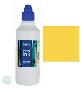 Drawing Ink - Seawhite - ART INK - 500ml Bottle- Brillant Yellow