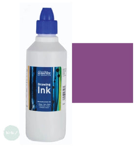 Drawing Ink - Seawhite - ART INK - 500ml Bottle- Violet