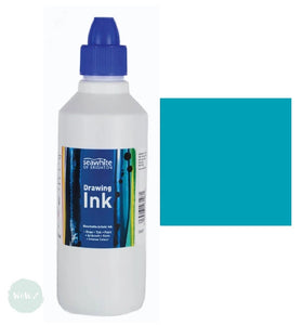 Drawing Ink - Seawhite - ART INK - 500ml Bottle- Turquoise