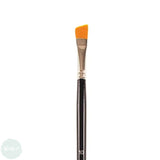 GOLDEN SYNTHETIC BRUSH - Long Handle - ANGLE FLAT – SIZE 10