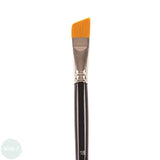 GOLDEN SYNTHETIC BRUSH - Long Handle - ANGLE FLAT – SIZE 18