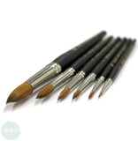 Artists Pure  Kolinsky Red Sable Brush - Round  Size 2