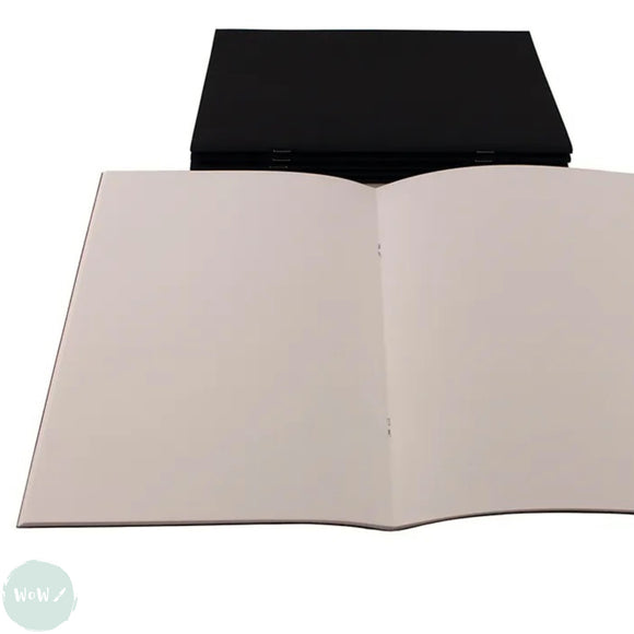 SOFTBACK SKETCHBOOK - 140 gsm Recycled GREY Paper - A4