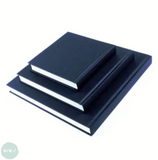 Hardback Square & Chunky Black Cloth Sketchbook - 195mm - 90 sheets 140 gsm All-Media Cartridge