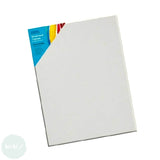 Artists Stretched Canvas - STANDARD Depth - WHITE PRIMED Cotton - SINGLE  - 350 gsm - 60 x 80cm (Approx. 24 x 31")