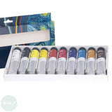 Oil Paint Set- WATER-MIXABLE - SEAWHITE -  10 x 45ml Tubes