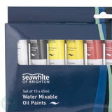 Oil Paint Set- WATER-MIXABLE - SEAWHITE -  10 x 45ml Tubes