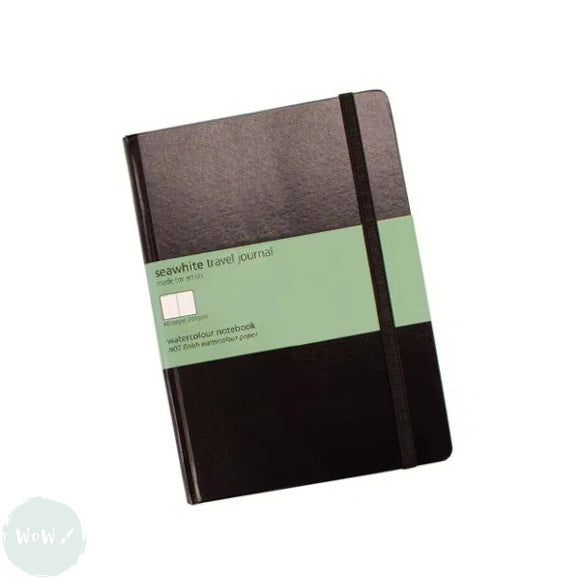 Hardback Watercolour Paper Book - TRAVEL JOURNAL - 200gsm NOT Surface - A5 PORTRAIT