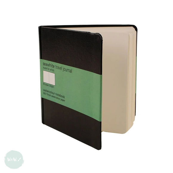 Hardback Watercolour Paper Book - TRAVEL JOURNAL - 200gsm - 140 x 140mm SQUARE - NOT Surface