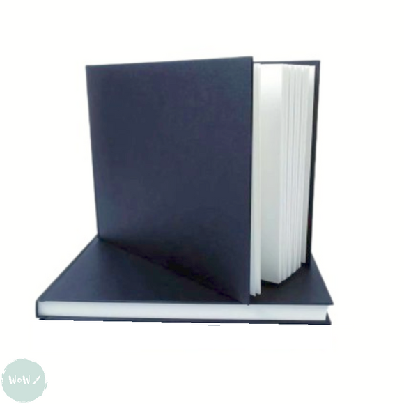 Seawhite Hardback Square Bound sketch books 140gsm All Media White Cartridge Paper, 'POPULAR' Size 250 x 190 mm Landscape