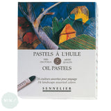 Oil Pastel Set - Sennelier L'Huile Artists  - 24 - LANDSCAPE Set