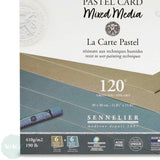 PASTEL SURFACE - Pad - Sennelier - LA CARTE -  Pastel Card MIXED MEDIA - 410 gsm - SHADES OF GREY - 30 x 30 cm