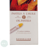 Oil Pastel Set - Sennelier L'HUILE Artists - 12 - INTRODUCTORY Set