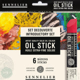 OIL PAINT - OIL STICK - Sennelier -  38ml  SET OF 6 ASSORTED
