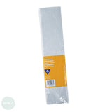 CREPE PAPER - 50 x 150cm METALLIC SILVER