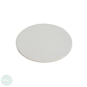 Circular WHITE PRIMED Canvas Board - 40 cm (approx. 16") Dia.