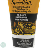 BLOCK PRINTING COLOUR - Oil Based - SPEEDBALL - 37ml - BLACK