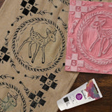 BLOCK PRINTING COLOUR - Fabric - SPEEDBALL - 75ml -  BLACK