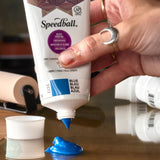 BLOCK PRINTING COLOUR - Fabric - SPEEDBALL - 75ml -  BLACK