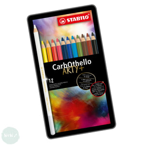 Pastel Pencil Sets - STABILO CarbOthello – Tin 12 assorted