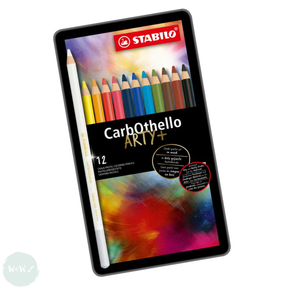 Pastel Pencil Sets - STABILO CarbOthello – Tin 12 assorted