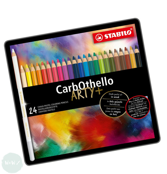 Pastel Pencil Sets - STABILO CarbOthello – Tin 24 assorted