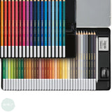 Pastel Pencil Sets - STABILO CarbOthello – Tin 60 assorted, Blending stump, Sharpener & Eraser