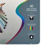 Felt Tip Colouring Pens - STABILO Pen 68 - Metal Tin - 40 - HALF PRICE