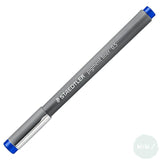 FINELINER PEN - Staedtler - 308 PIGMENT LINER - BLUE – mm 0.5
