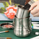 Brush Bath - Stainless Steel Brush Washer - MEDIUM