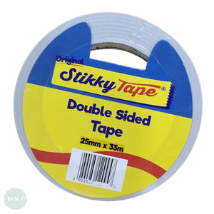 ADHESIVE TAPE - 'Easy Lift' Double Sided Tape 25mm x 33m