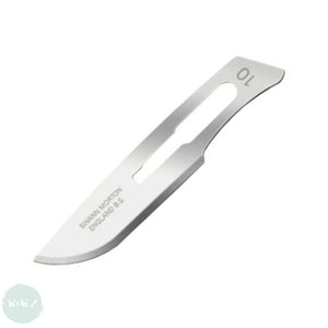 Craft Knife - No.10 - PACK of 5 - Swann Morton Scalpel Blades