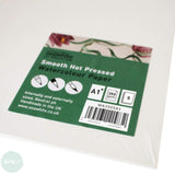 WATERCOLOUR PAPER - Sheets - PACK - Seawhite - A1+ (24 x 33") - 350 gsm - HOT PRESSED Surface - 5 Sheets
