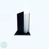 HARDBACK SKETCH BOOK - Square Bound - SEAWHITE - 140gsm - WHITE ALL MEDIA PAPER - A6 Portrait