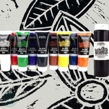 BLOCK / LINO PRINTING - INK - Water-based - PREMIUM - 500ml - INTENSE BLACK