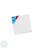 DEEP EDGE White Primed Stretched 100% Cotton Canvas 350gsm  - 30 x 30 (approx. 12 x 12")