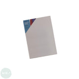 DEEP EDGE White Primed Stretched 100% Cotton Canvas 350gsm  - A3 (297 x 420 mm, 11.7 x 16.5”)