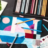 Felt Tip Colouring Pens - STABILO Pen 68, 68 Brush & 88 - Metal Tin - 30 - Ten assorted colours LESS THAN HALF PRICE