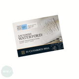 Watercolour Paper - BLOCK - Saunders WATERFORD -140lb / 300gsm - NOT Surface -  10 x 7”