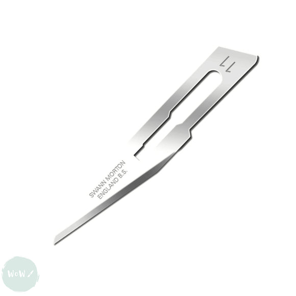 Craft Knife - Swann Morton Scalpel Blades pack of 5 - No. 11