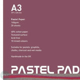 Pastel Paper Pad - Ingres Tiziano Assorted 160gsm -A3