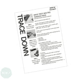 Tracing Down - Image Trace - TRACE DOWN PAPER - A4 - FIVE sheets - ASSORTED