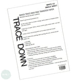 Tracing Down - Image Trace - TRACE DOWN PAPER  - A3 - Single sheet - WHITE