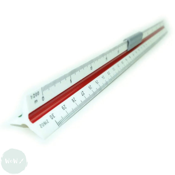 Rules/Rulers – MEASURING - Triangular Metric Scale Ruler 12