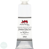 ARTISTS OIL PAINT - 225ml TUBE - Michael Harding - Titanium White No.2 (Linseed Oil) - 102